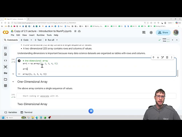 2.1 - Introduction to NumPy