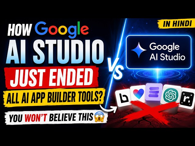 How Google AI Studio Just Ended All AI App Builder Tools? You Won’t Believe This