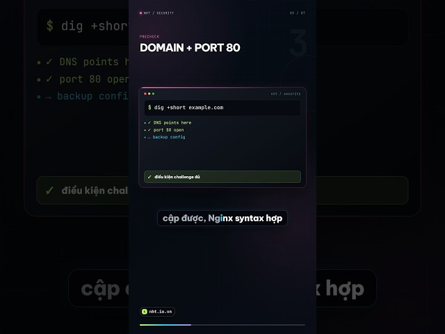 Cài SSL Let’s Encrypt tự động với Certbot cho Nginx