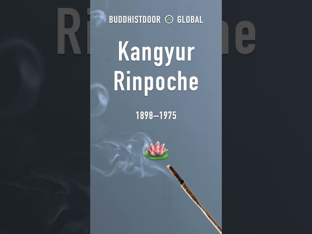 🪷 Buddhistdoor Quote for Today: Kangyur Rinpoche 🪷