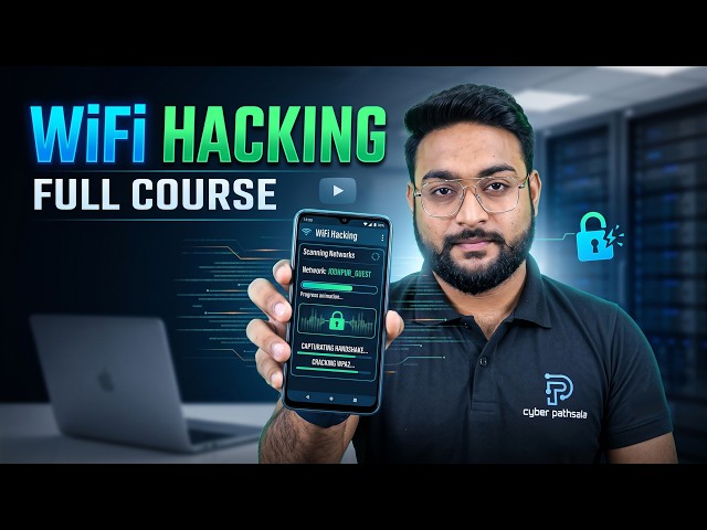 WiFi Hacking Full Course 2026 🔥 Capture Handshake & Crack Password Using Kali Linux (Aircrack-ng)