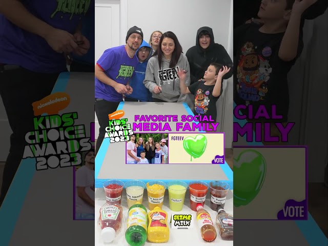 Nickelodeon Slime Milk Challenge