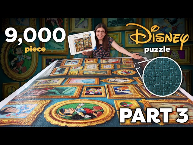 I finished it! But it was a struggle. (9000 piece Disney puzzle Part 3)