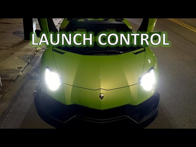 LAMBORGHINI LAUNCH CONTROL IN A TUNNEL - Aventador with DoctaM3
