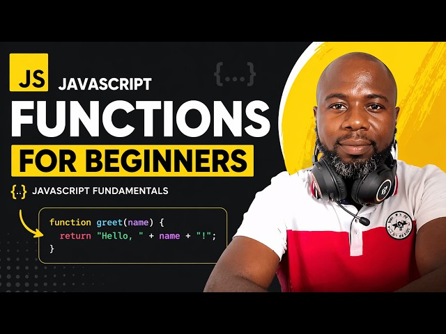Functions for Beginners (Live Session)