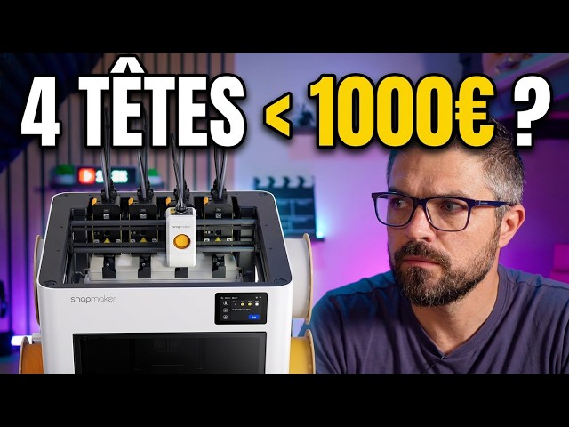 Snapmaker U1: Unboxing the 4-head machine!