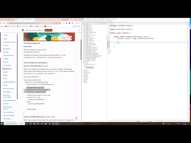 Java Dual-Alternative structure.  Check if a number is even or odd