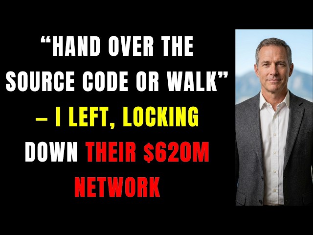 “Hand Over The Source Code Or Walk” — I Left, Locking Down Their $620M Network