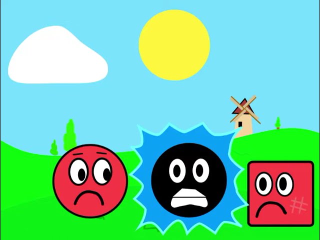 Red ball 4 animation: Red ball in a nutshell (trilogy animated)