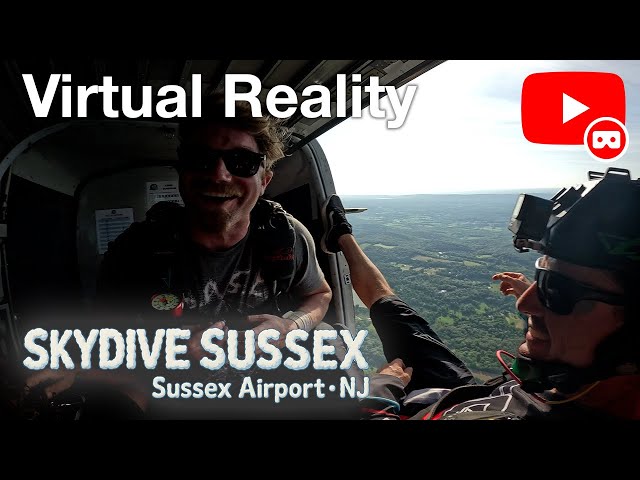 (3D VR Skydiving) Failed Pass The Pull Up Cord