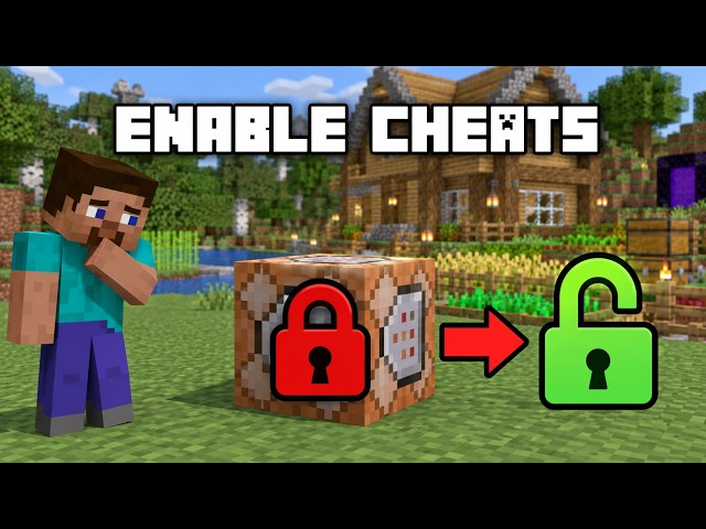 How to Enable Cheats in an Existing Minecraft Java World
