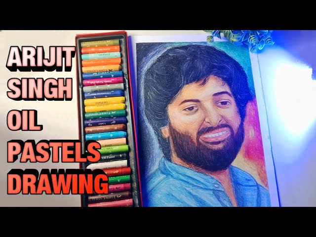 Arijit Singh oil pastels drawing || arjit Singh || artist piyush
