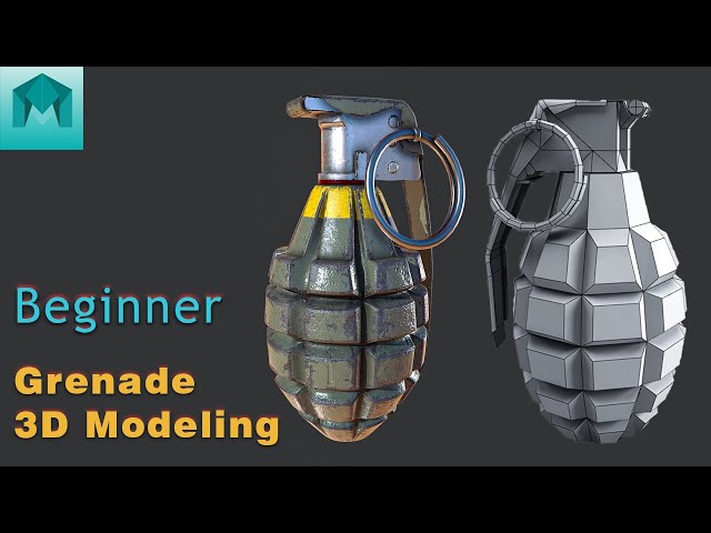 Hard Surface Modeling|Hand Gernade Modeling in Maya|Maya Beginner Tutorial|