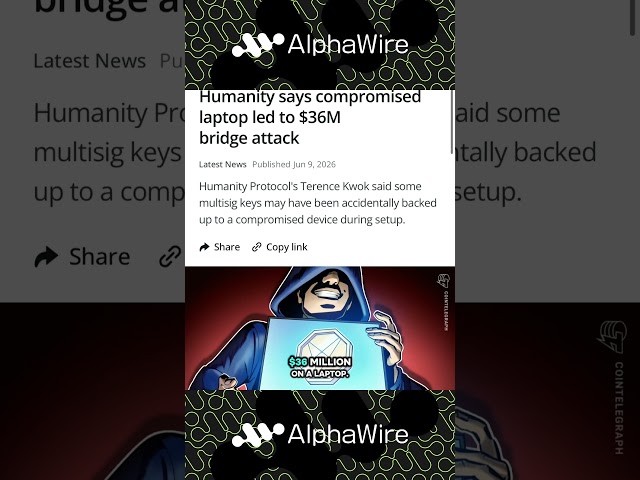 🚨Daily Newsround - June 9th🚨 #crypto #shorts #alphawire #finance #web3