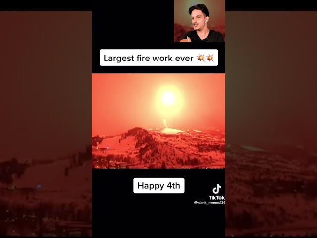 Biggest Firework in History!🎆 #shorts