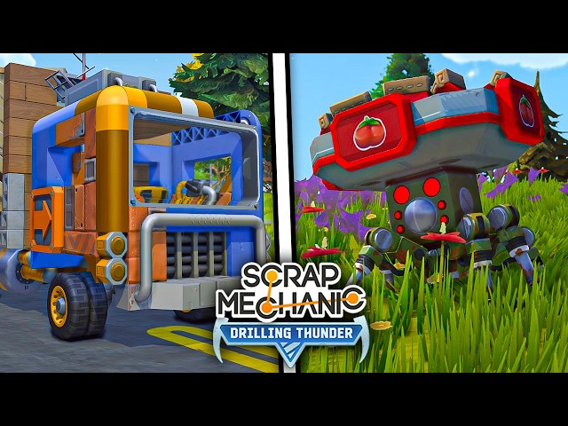 FIRST LOOK at Scrap Mechanic: DRILLING THUNDER! (CHAPTER 2)