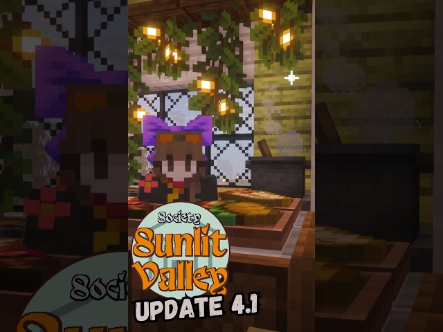 Society: Sunlit Valley 4.1 Update - Cozy Cafe