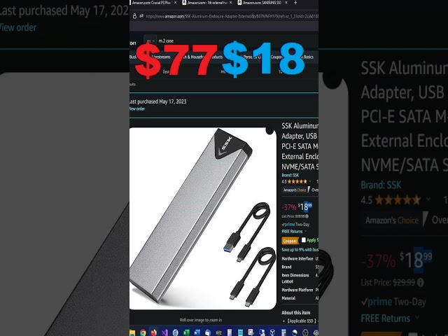 Fastest External Hard Drive for $60!