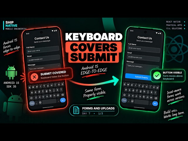 The Android Update That Broke My Form Layout | React Native