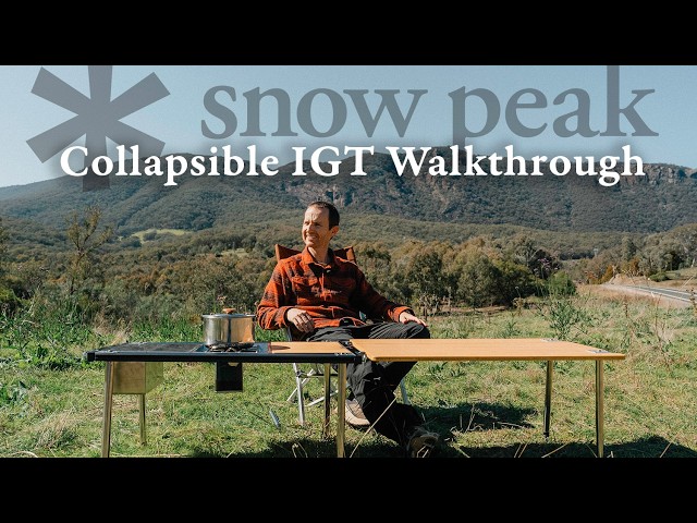 Snow Peak Collapsible IGT Three Unit Frame Walkthrough