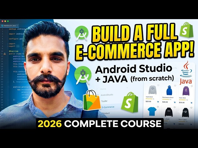 Build Complete E-Commerce App in Android Studio (Java Tutorial) with source code