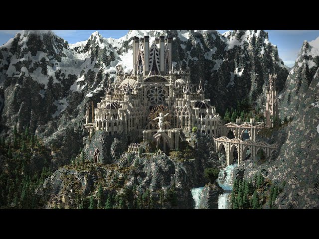 Minecraft Timelapse - Bergschloss