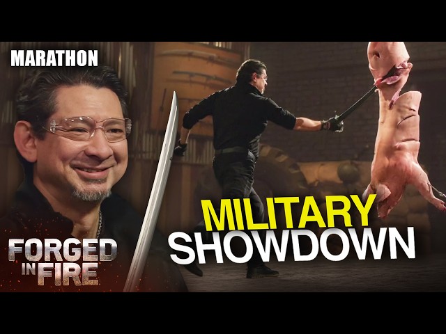 America’s Most Legendary Military Weapons Face the Ultimate Test | Marathon | Forged in Fire