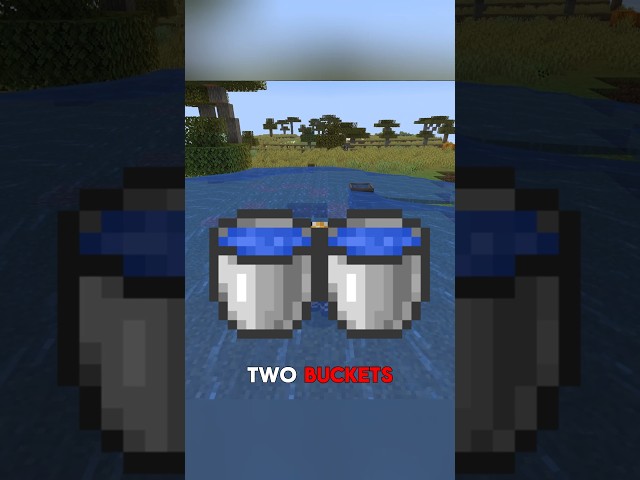 How to get an infinite amount of water from just one water bucket
