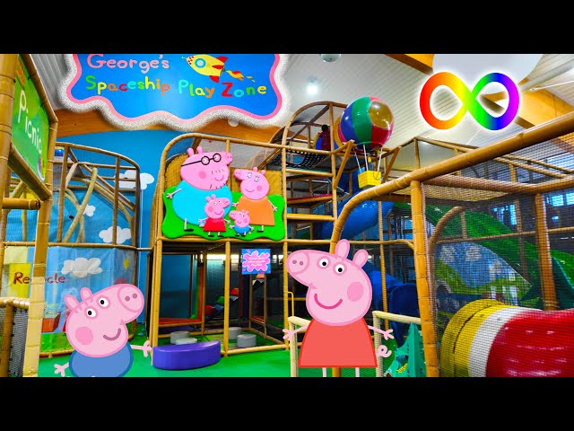 Peppa Pig World Indoor Soft Play | George's Spaceship Playzone | Paultons Park