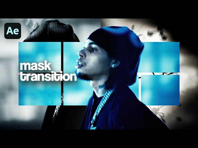 How to create MASK Transitions in seconds (After Effects)