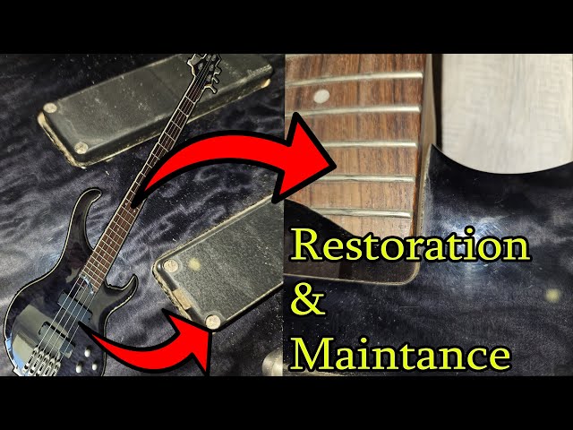Restoration & Maintanance of Ibanez BTB 405QM Bass Guitar