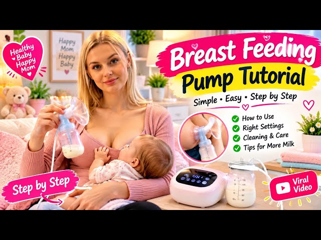 Breastfeeding Pump Tutorial | How to Use a Breast Pump Correctly | Step-by-Step Guide