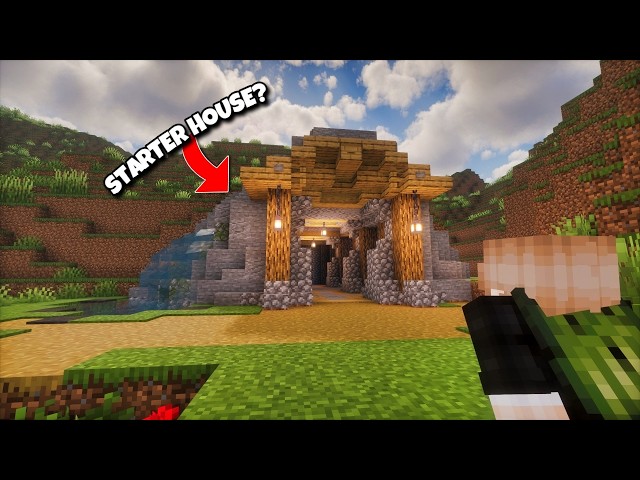 A PERFECT Start inside My MINE STARTER HOUSE! - SMP Let's Play | Episode 1