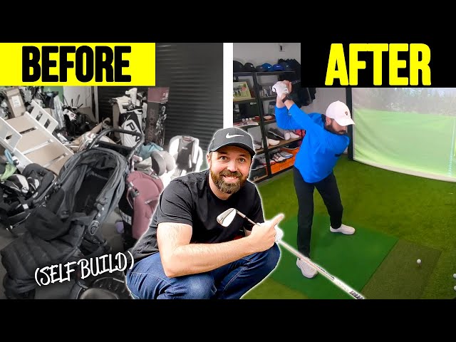 I built a golf simulator AT HOME!