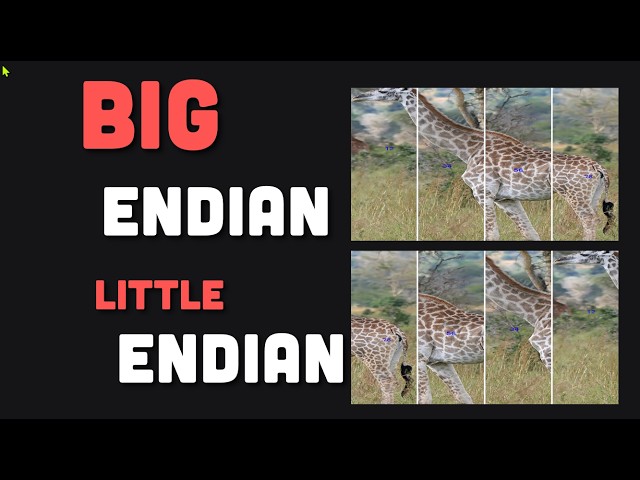 Big Endian vs Little Endian Explained | Byte Order in Embedded Systems