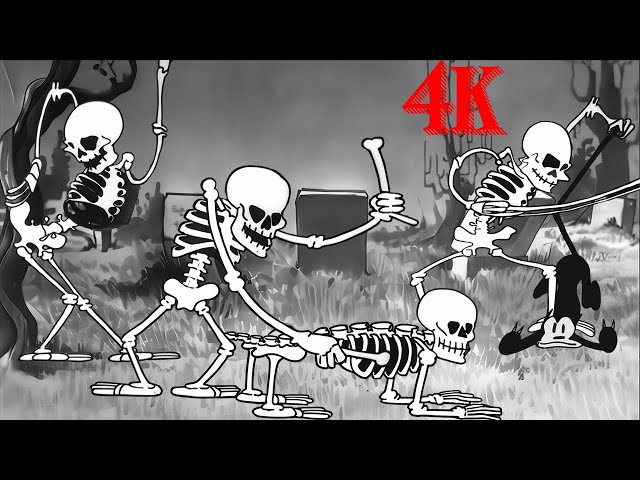 Skeleton Dance (1929) 4K Restoration 2021 (watch 2x speed)