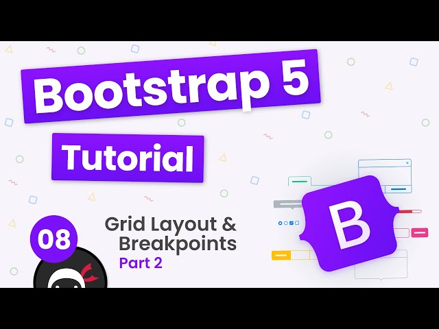 Bootstrap 5 Crash Course Tutorial #8 - Grid Layout (part 2)