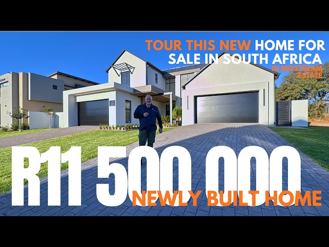Brand New R11 500 000 Home in South Africa | Stunning Modern Finishes | Midstream Estate