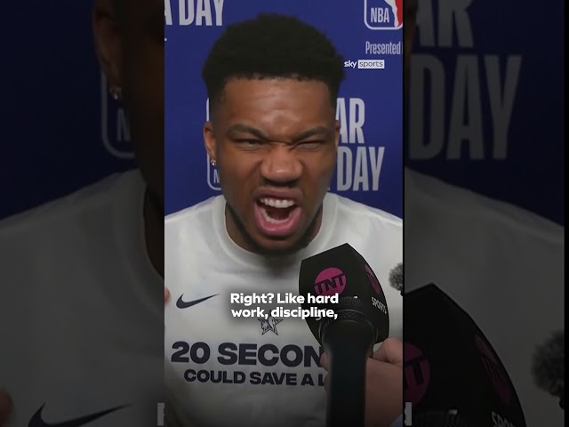 Messi or Ronaldo - who does Giannis see himself more as? 🤔