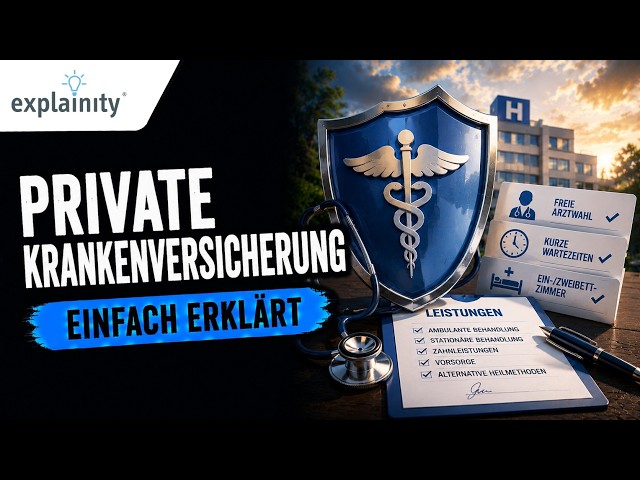 Private health insurance simply explained (explainity® explanatory video)