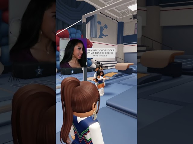 MEANEST Coach EVER… 😳 #roblox #shorts #baddie #cheerleader #gymnast