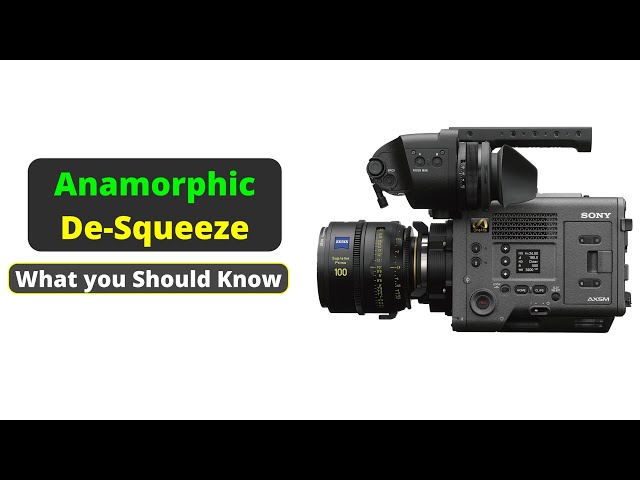 How to apply Anamorphic De Squeeze on Sony Venice Cameras(Do's and Dont's)