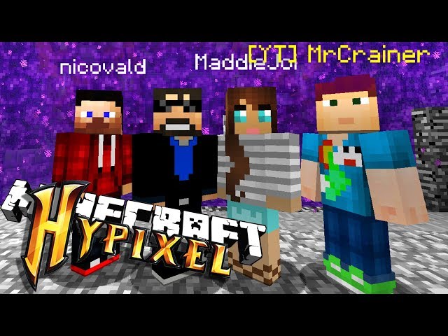 We're HOOKED on MINI GAMES! in Minecraft Hypixel!