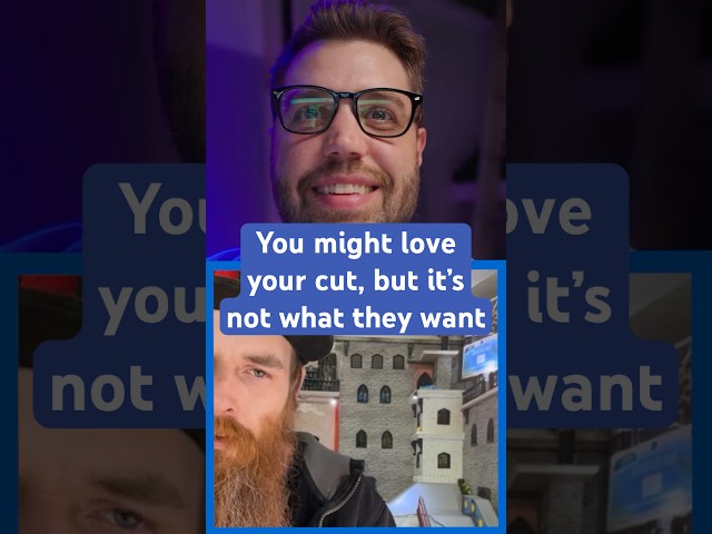 You might love your cut, but it’s not what they want #VideoEditing #clientwork  #EditingLife