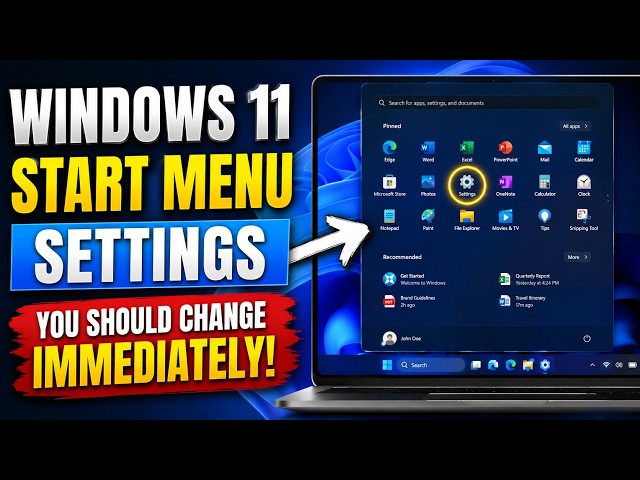Windows 11 Start Menu Settings You Should Change Immediately