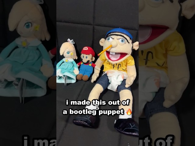 i made a custom jeffy puppet out of a bootleg🔥