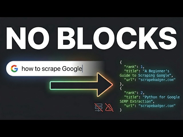 How to Scrape Google Search Results (No Proxies, No Blocks)