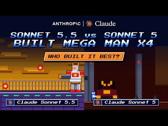 Claude Sonnet 5.5 and Sonnet 5 build a Megaman X 4 clone