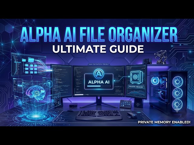 Never Organize Files Again! Alpha AI File Organizer + Private Memory Guide