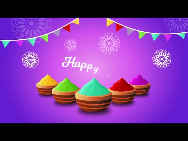 Happy Holi Animation #happyholi #animation